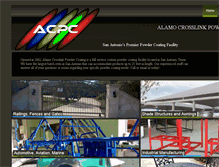 Tablet Screenshot of alamopowdercoat.com